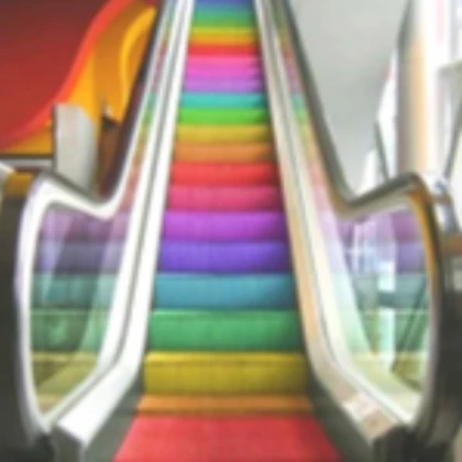 Very big Rainbow stairs