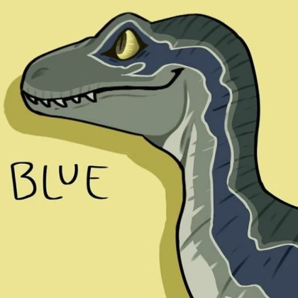 blue the raptor