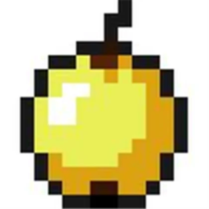 Golden apple from minecraft for birds!