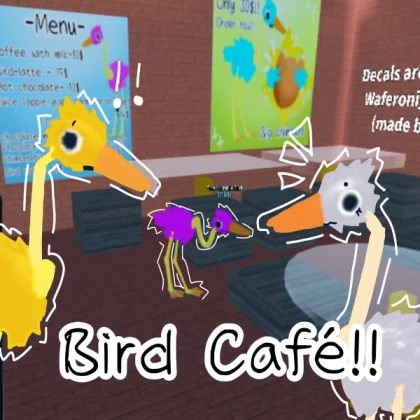 Bird cafe! Read desc