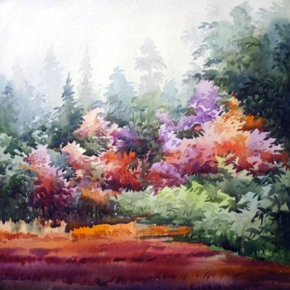 Flower bushes