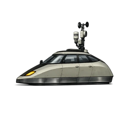 Sci-Fi Flying Car SciFi Spaceship Futuristic Laser
