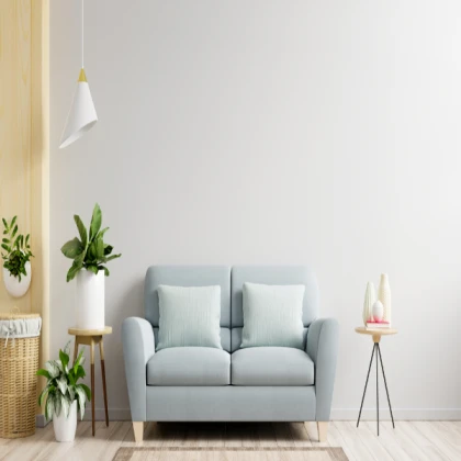 A Comfortable Grey Sofa!