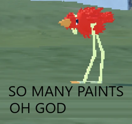 Paint buckets, Paint buckets......