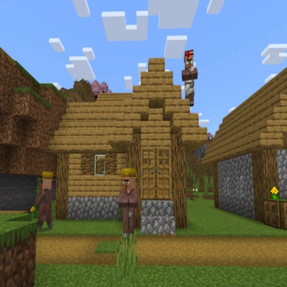 Minecraft blacksmith plains house