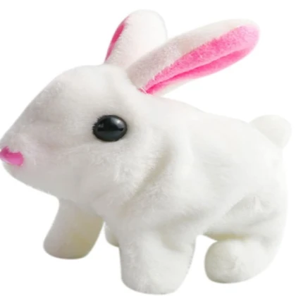 betsy the rabbit toy black & white