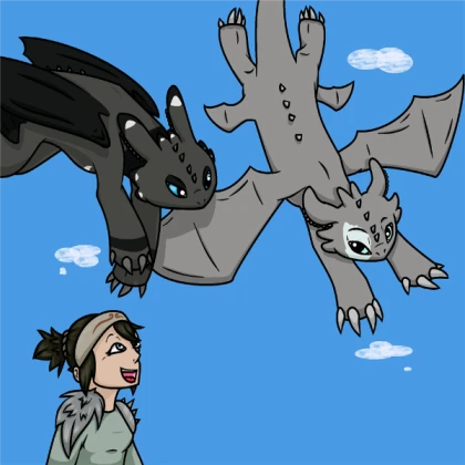 courtney and toothless