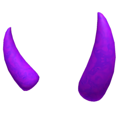 Purple Horns that can be worn for birds!