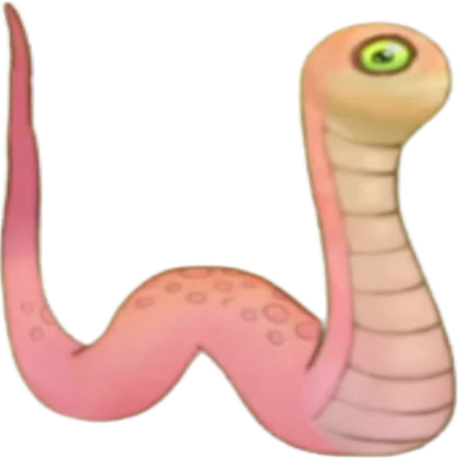 Salmon Colored Worm
