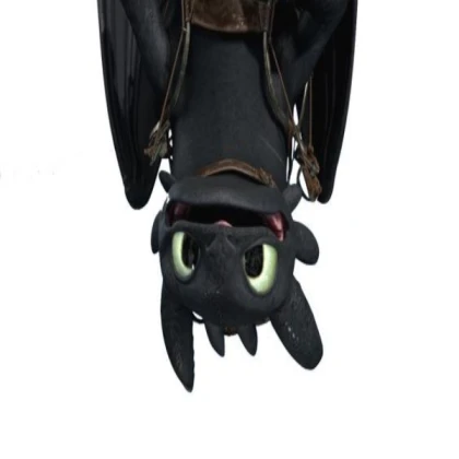 toothless toy that moves head when clicked