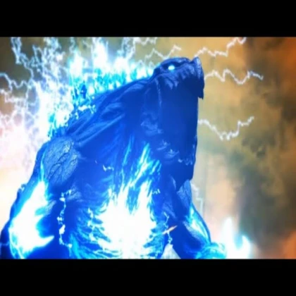 Godzilla Blue Flames!