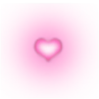 Pink heart with effects