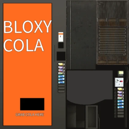 Bloxy Cola Soda Drink Machine Vending Machine