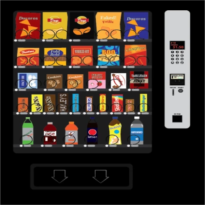 Vending Machine/Food Giver Pizza Cafe Meal