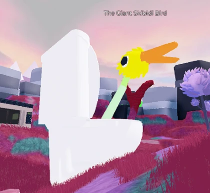 Giant Skibidi Bird