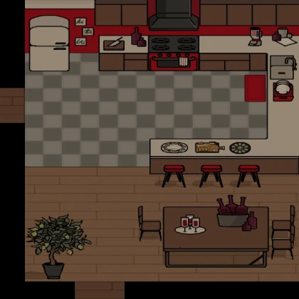 modern kitchen 