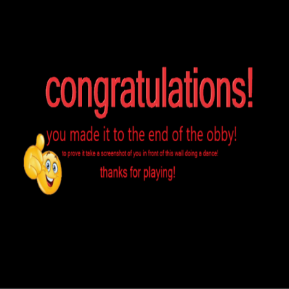 obby end