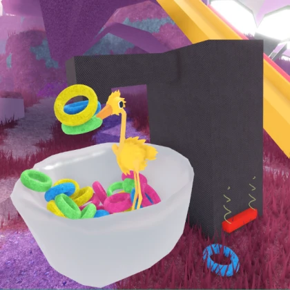Bird loops dispenser!