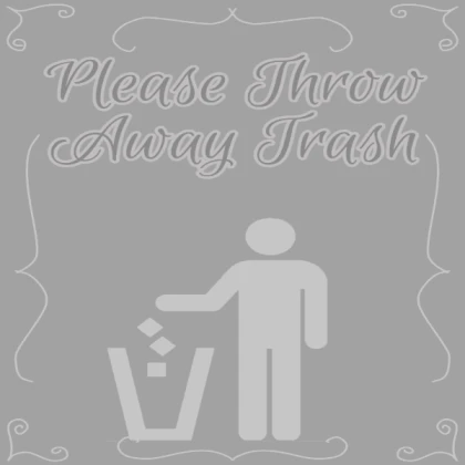 The trash can!