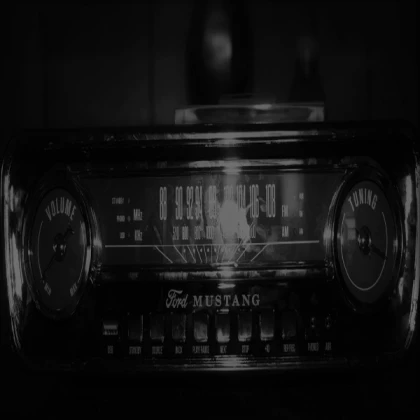 Radio playing music
