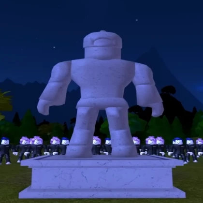 Roblox Icon Statue