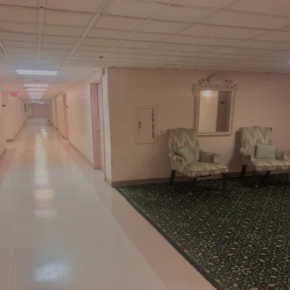 The lobby is where the beds from the squid game!