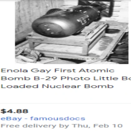 Bomb That Will Destroy Almost Everything