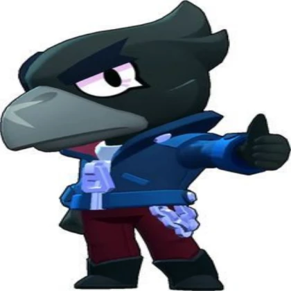 Crow Brawl Stars Collect Prop Set Rare