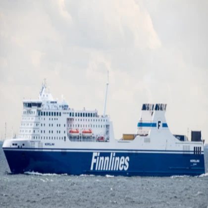 Working Ferry Boat